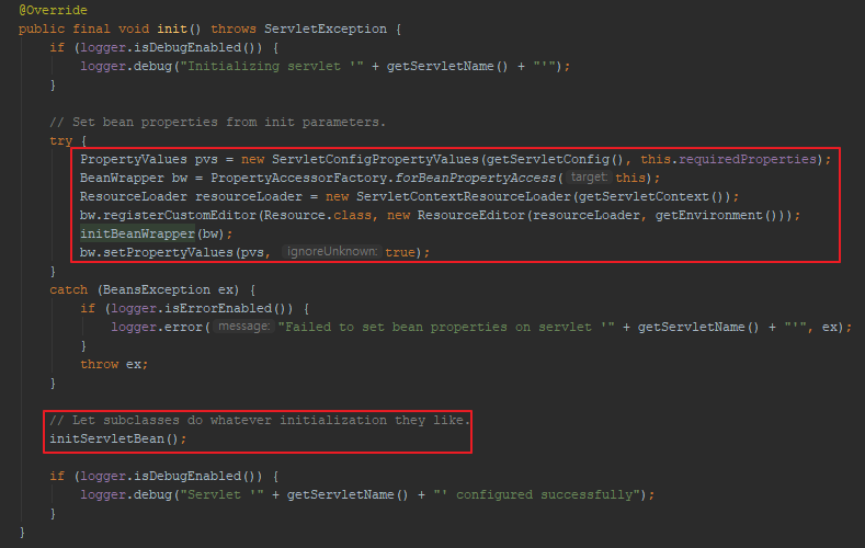 HttpServletBean.init()
